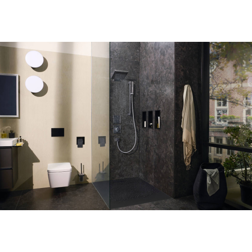 Верхний душ Hansgrohe Pulsify E 260 2jet EcoSmart с держателем, Chrome (24351000)