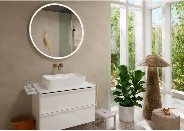 Змішувач Hansgrohe Tecturis S 225 для умивальника зі стіни, Brushed Bronze (73351140)