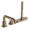 Змішувач Hansgrohe Tecturis S врізний на край ванни на 3 отвори з sBox, Brushed Bronze (73447140)