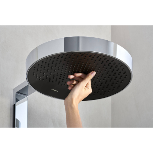 Душевая система Hansgrohe Rainfinity Showerpipe 250 1jet EcoSmart с термостатом ShowerTablet 350, Chrome 28742000
