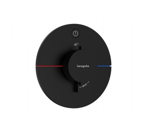 Термостат прихованого монтажу Hansgrohe ShowerSelect Comfort S на 1 функцію, Matt Black 15553670