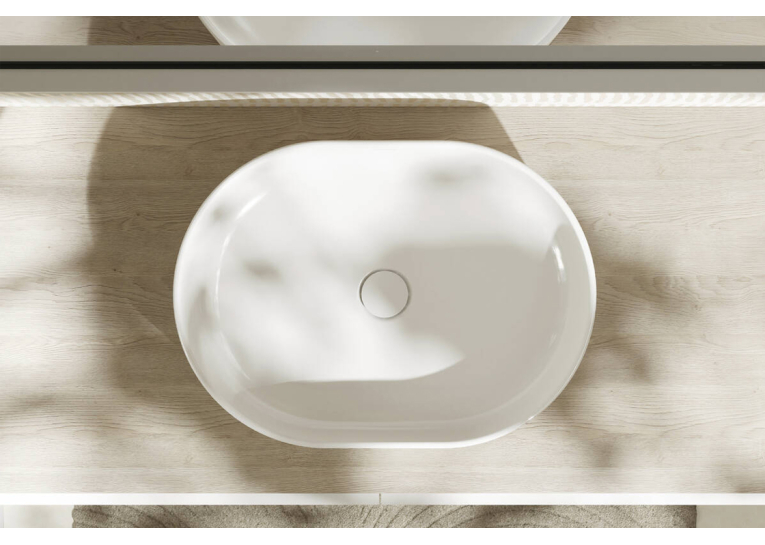Умивальник накладний без переливу Hansgrohe Xuniva U SmartClea, 550х400 мм White (61073450)