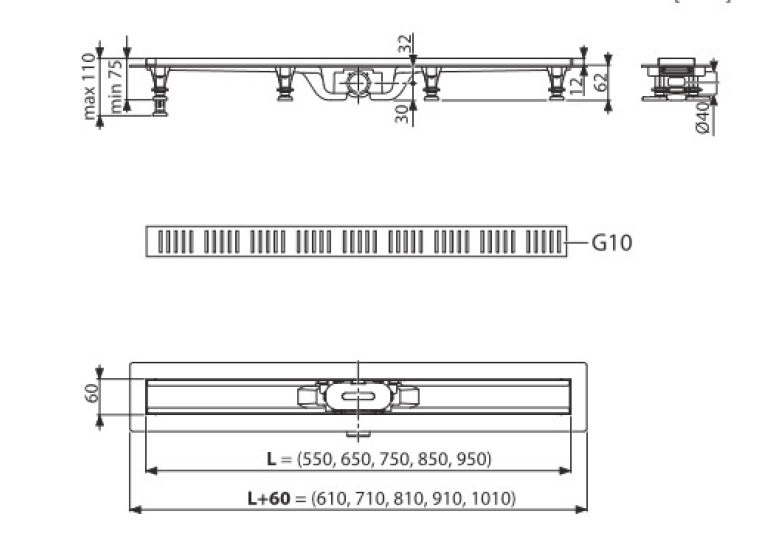 Водостічний жолоб G10-650 (Koller Pool) - APZ10-650M