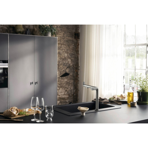 Змішувач кухонний Hansgrohe Aqittura M91 FilterSystem 240 1jet кухонний (76804800) Stainless Steel Finish (Пошкоджене пакування)