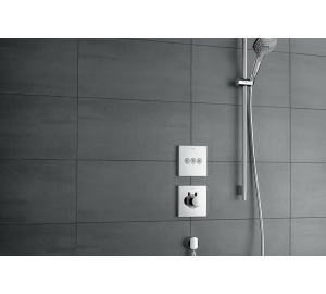 Переключатель Hansgrohe ShowerSelect на 3 клавиши Brushed Black Chrome 15764340