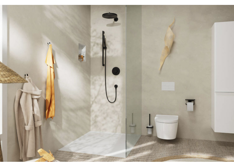 Ручний душ Hansgrohe Pulsify S 100 1jet EcoSmart+ Matt Black (24126670)