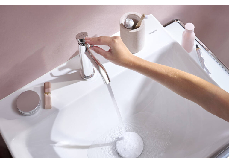 Змішувач Hansgrohe Tecturis S 110 CoolStart для умивальника без донного клапана, Chrome (73312000)