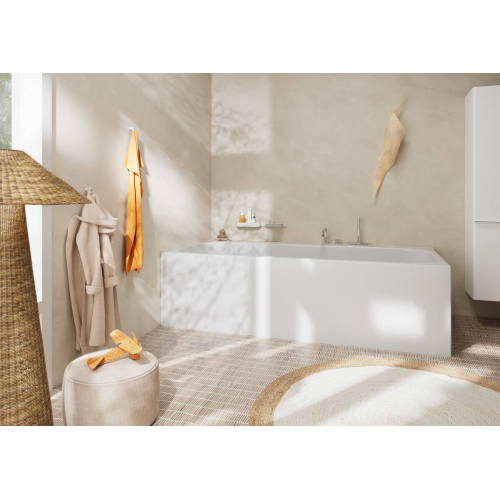 Смеситель Hansgrohe Tecturis S врезной на край ванны на 3 отверстия с sBox, Chrome (73447000)
