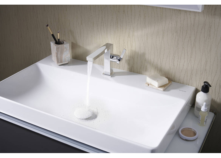Змішувач Hansgrohe Tecturis E 110 Fine CoolStart для умивальника без донного клапана, Chrome (73021000) (Пошкоджене пакування)