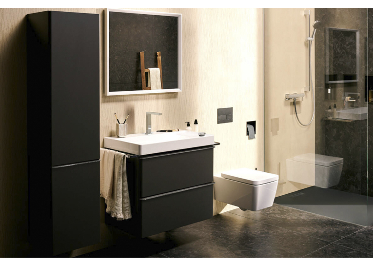 Змішувач Hansgrohe Tecturis E 150 CoolStart на 2 отвори для умивальника, Chrome (73053000)