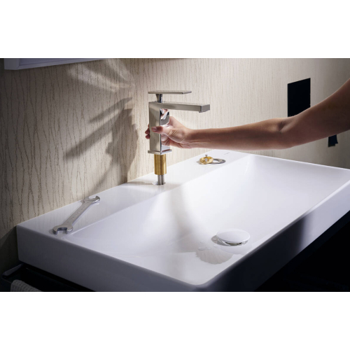 Смеситель Hansgrohe Tecturis E 110 CoolStart для умывальника без донного клапана, Chrome (73012000)