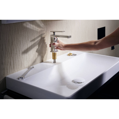 Смеситель Hansgrohe Tecturis E 110 для умывальника без донного клапана, Chrome (73011000)