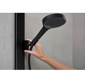 Душевая система Hansgrohe Rainfinity Showerpipe 250 1jet EcoSmart с термостатом ShowerTablet 350, Matt Black 28742670