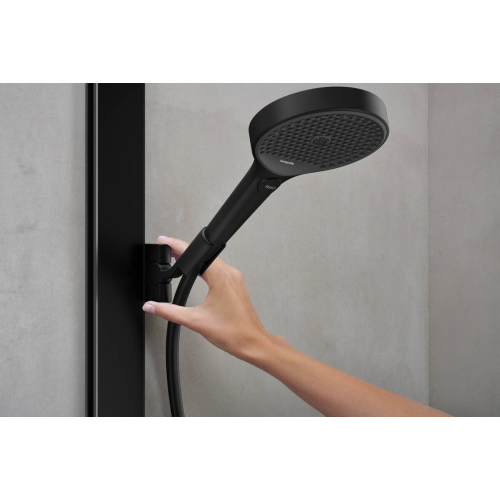Душевая система Hansgrohe Rainfinity Showerpipe 250 1jet EcoSmart с термостатом ShowerTablet 350, Matt Black 28742670