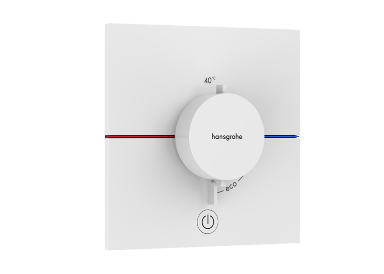 Термостат скрытого монтажа Hansgrohe ShowerSelect Comfort E HighFlow на 1 функцию, Matt White 15575700