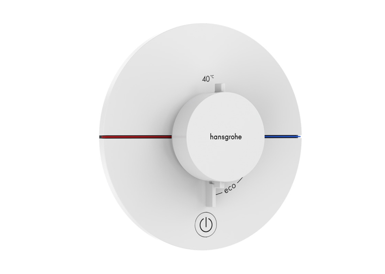 Термостат прихованого монтажу Hansgrohe ShowerSelect Comfort S HighFlow на 1 функцію, Matt White 15562700