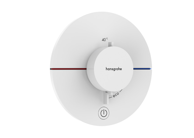 Термостат скрытого монтажа Hansgrohe ShowerSelect Comfort S HighFlow на 1 функцию, Matt White 15562700