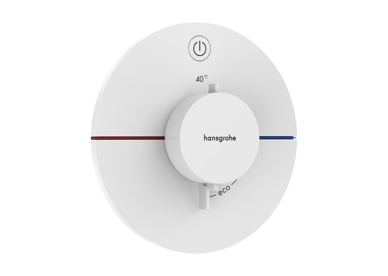 Термостат прихованого монтажу Hansgrohe ShowerSelect Comfort S на 1 функцію, Matt White 15553700