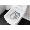 Унитаз подвесной HANSGROHE EluPura Q 60194450 Rimless с сиденьем Soft Close 60150450 дюропласт