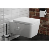 Унитаз подвесной HANSGROHE EluPura Q 60194450 Rimless с сиденьем Soft Close 60150450 дюропласт