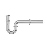 Сифон для умивальника Koller Pool трубний латунь d32, хром 1049670348