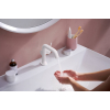 Смеситель Hansgrohe Tecturis S 110 Fine CoolStart для умывальника без донного клапана, Matt White (73321700)