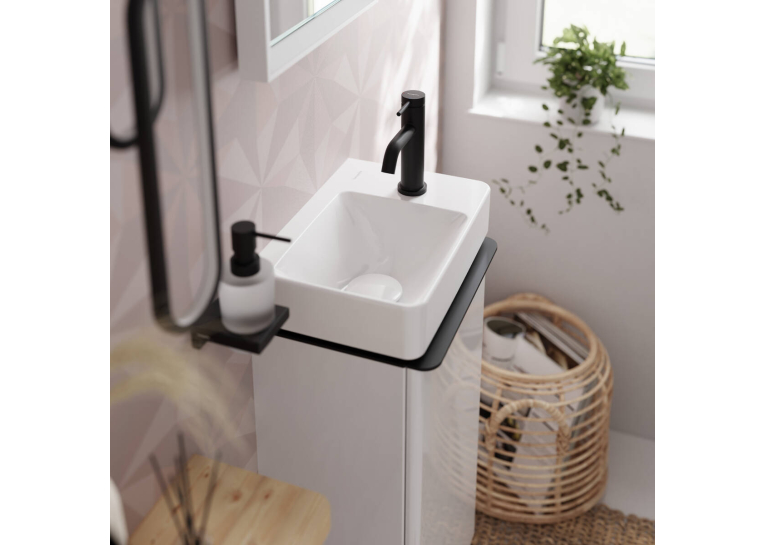 Смеситель Hansgrohe Tecturis S 80 CoolStart для умывальника Matt Black (73302670)