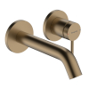 Змішувач Hansgrohe Tecturis S 165 для умивальника зі стіни, Brushed Bronze (73350140)
