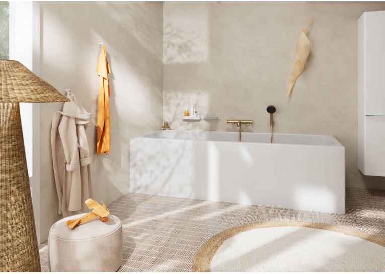 Змішувач Hansgrohe Tecturis S для ванни, Brushed Bronze (73422140)