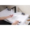 Змішувач Hansgrohe Tecturis E 150 CoolStart на 2 отвори для умивальника, Matt Black (73053670)