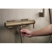 Змішувач Hansgrohe Tecturis E для душу, Brushed Bronze (73620140)