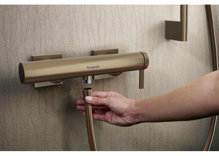Змішувач Hansgrohe Tecturis E для душу, Brushed Bronze (73620140)