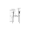Душовий набір Hansgrohe Pulsify E 100 1jet EcoSmart+ 65 см, Chrome (24371000)