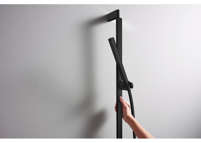 Душовий набір Hansgrohe Pulsify S 100 1jet EcoSmart 90 см, Matt Black (24382670)