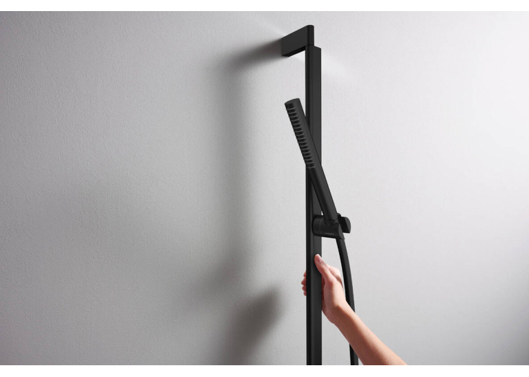 Душовий набір Hansgrohe Pulsify S 100 1jet EcoSmart 90 см, Matt Black (24382670)