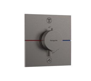 Термостат прихованого монтажу Hansgrohe ShowerSelect Comfort E на 2 функції, Brushed Black Chrome 15572340