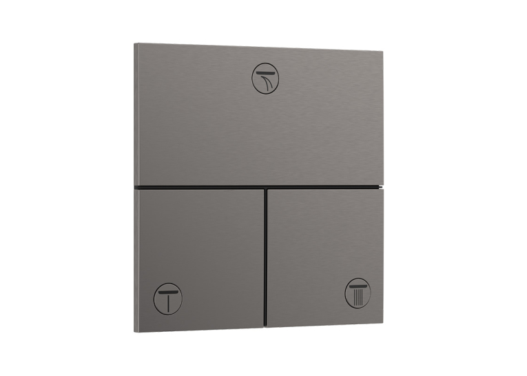 Перемикач Hansgrohe ShowerSelect Comfort E на 3 функції, Brushed Black Chrome 15573340