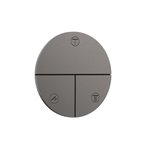Перемикач Hansgrohe ShowerSelect Comfort S на 3 функції, Brushed Black Chrome 15558340
