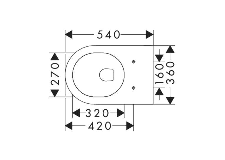 Унитаз подвесной Hansgrohe EluPura S 60193450 Rimless с сиденьем Soft Close 60148450 дюропласт
