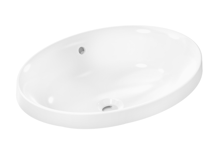 Умывальник врезной на столешницу Hansgrohe Xuniva D SmartClean 540х400 мм, White (61058450)