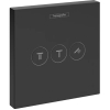 Перемикач Hansgrohe ShowerSelect на 3 клавіші Matt Black 15764670