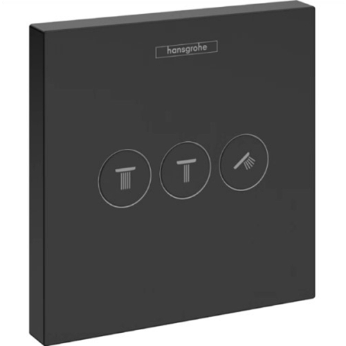 Переключатель Hansgrohe ShowerSelect на 3 клавиши Matt Black 15764670