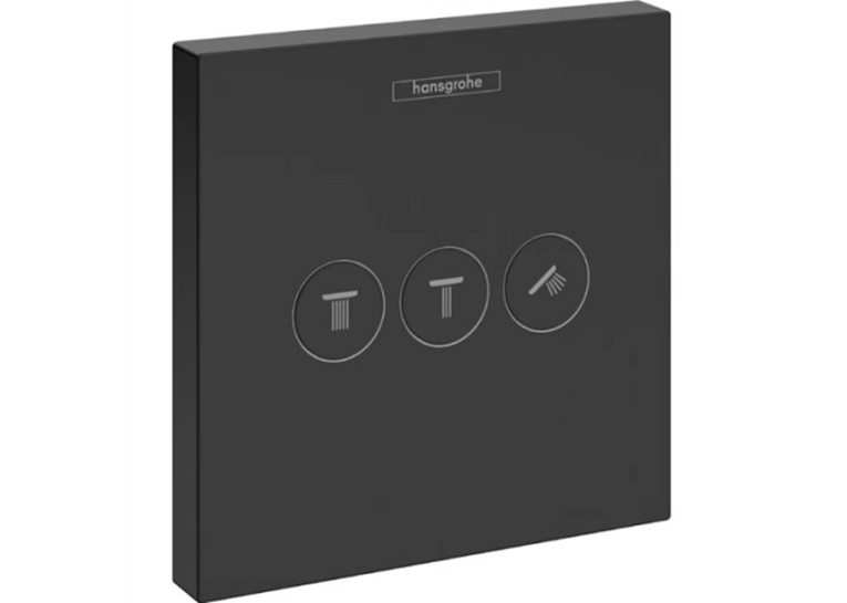 Перемикач Hansgrohe ShowerSelect на 3 клавіші Matt Black 15764670
