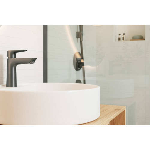 Термостат скрытого монтажа Hansgrohe ShowerSelect S на 2 клавиши Brushed Black Chrome 15743340