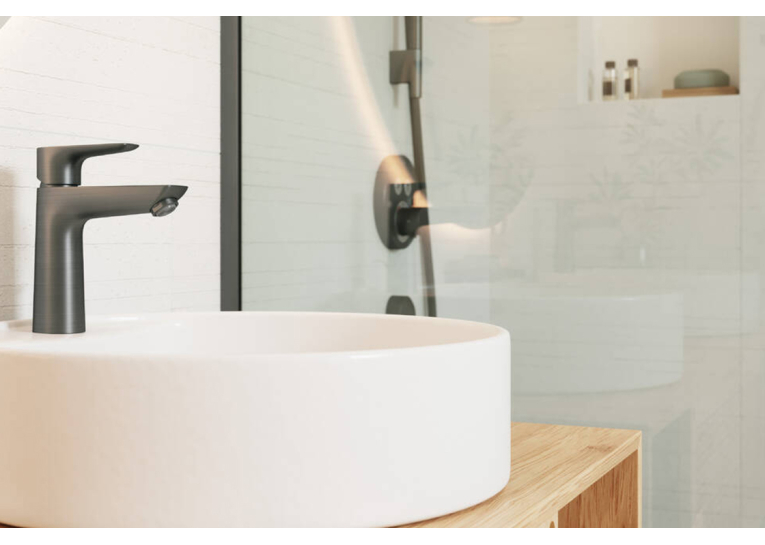 Термостат прихованого монтажу Hansgrohe ShowerSelect S на 2 клавіші Brushed Black Chrome 15743340