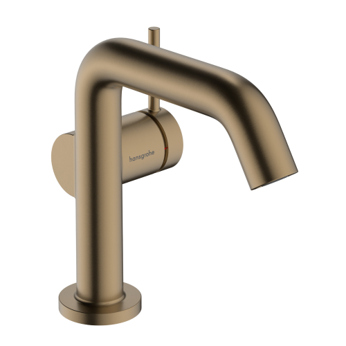 Змішувач Hansgrohe Tecturis S 110 Fine CoolStart для умивальника з донним клапаном pop-up, Brushed Bronze (73323140) (Пошкоджене пакування)