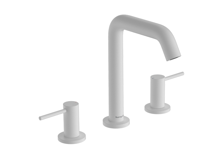 Змішувач Hansgrohe Tecturis S для умивальника на 3 отвори, Matt White (73330700)