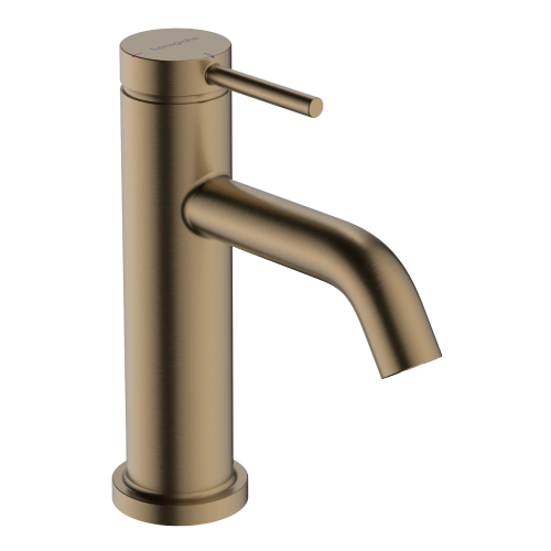 Змішувач Hansgrohe Tecturis S 80 CoolStart для умивальника без донного клапана, Brushed Bronze (73301140) (Пошкоджене пакування)