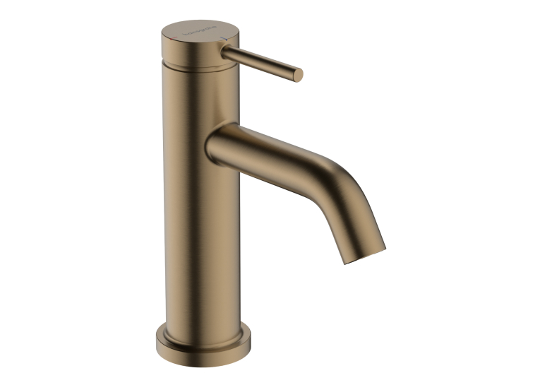 Смеситель Hansgrohe Tecturis S 80 CoolStart для умывальника без донного клапана, Brushed Bronze (73301140) (Повреждённая упаковка)