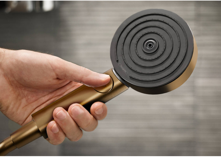 Ручний душ Hansgrohe Pulsify Select Relaxation 105 3jet EcoSmart, Brushed Bronze (24111140)